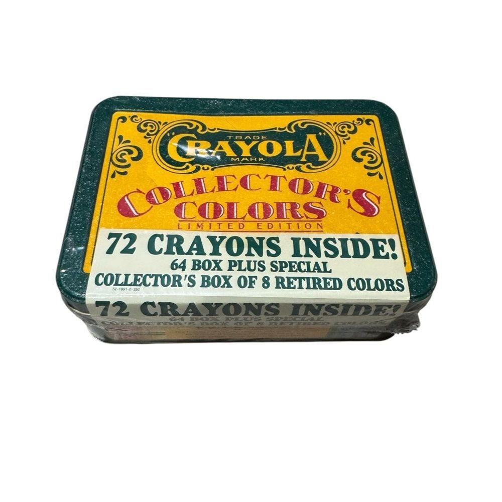 Vintage Crayola Crayons Limited Edition Collectors Tin with 72 Crayons NEW